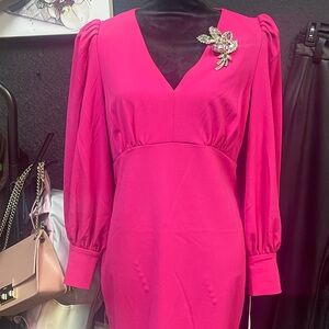 Calvin Klein V neck dress